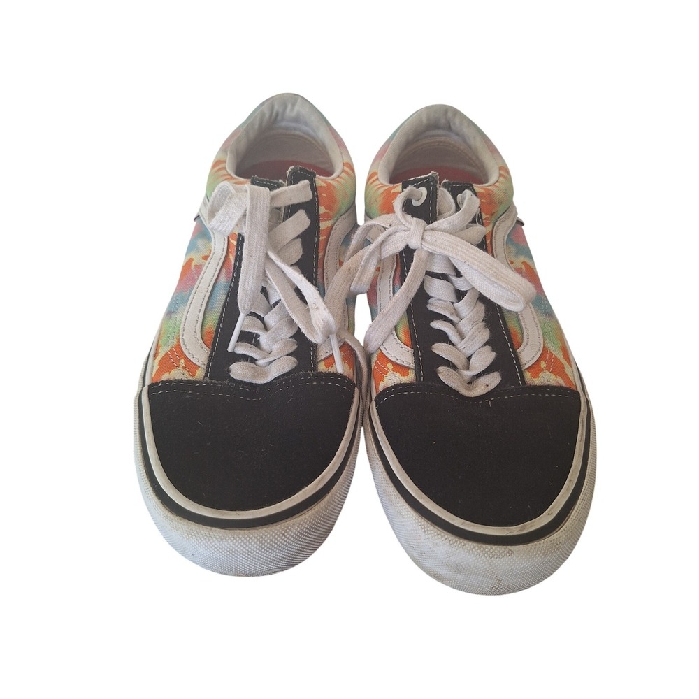 Vans x Santa Cruz Shoes Mens 9.5 Old Skool Pro Tie Dye Skate